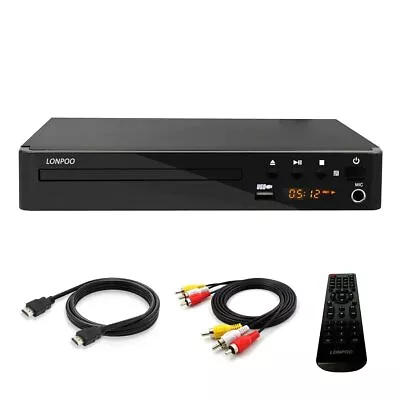 LP-099 Multi Region Code Zone Free PAL/NTSC HD DVD Player CD Player With HDMI AV • $45.56