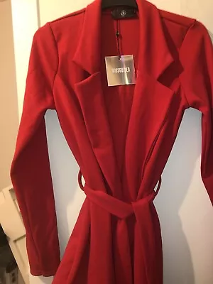 Missguided Red Blazer Dress UK Size 10 • £9