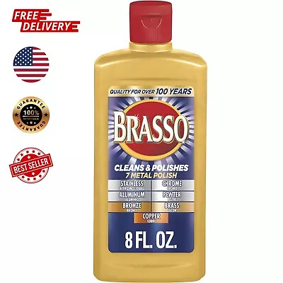 NEW Brasso-2660089334 Multi-Purpose Metal Polish 8 Oz FREE &FAST SHIPPING • $12.99