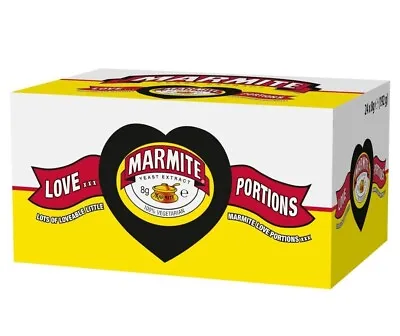 MARMITE YEAST EXTRACT LOVE PORTION 24 Pack X 8g X 1 • £23.35