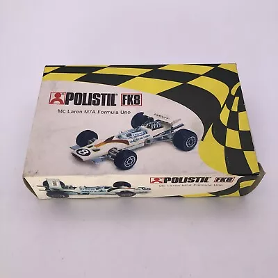 Vintage Polistil FK8 McLaren M7A Formula Uno Racing Car Toy With Original Box • $37.88