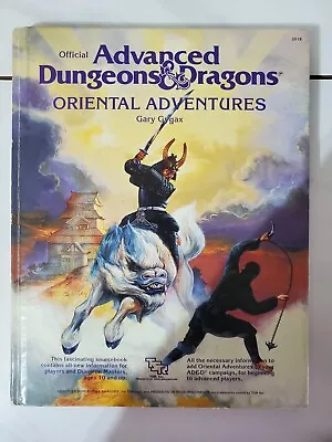 Advanced Dungeons & Dragons Oriental Adventures 1985 1st Edition TSR Hardcover • $75.91