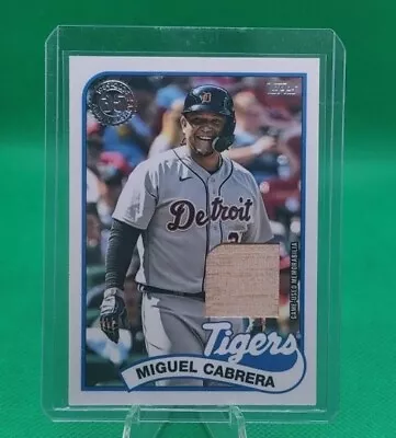 2024 Topps Series 1 35th Anniversary Bat Relic Miguel Cabrera Detroit Tigers • $4.99