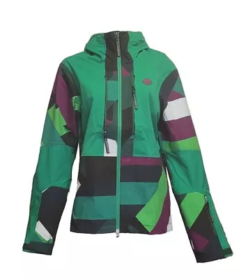 J. Lindeberg Summit Soft Shell Jacket Men's Medium Green Flag NEW AMOW06670 M480 • $149.99