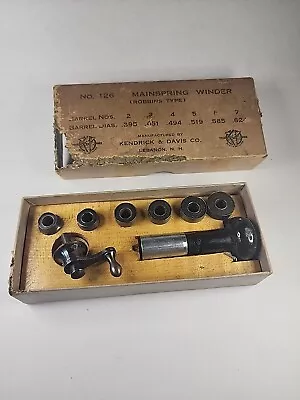 Vintage Kendrick & Davis No. 126 Mainspring Winder Robbins Type For Watchmakers • $169.99