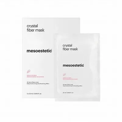 Mesoestetic Post-peel Crystal Fiber Mask Box Of 5pcs New In Box #dktau • $82.90