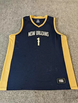 Zion Williamson New Orleans Pelicans NBA Basketball Jersey XXL/2TG/2EG Blue #1 • $11.05