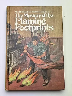 Three Investigators : Flaming Footprints￼ : RH #15 : Alfred Hitchcock : Hardback • £29