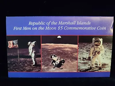 1989 Marshall Islands $5 First Men On The Moon | Sealed/OGP • $9.95