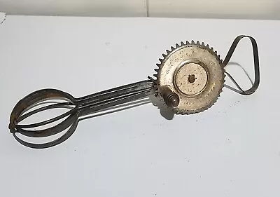 Vintage A & J Egg Beater Hand Mixer - Pat Oct 9 1923 • $5.99