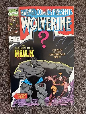 Marvel Comics Presents #58 (Marvel 1990) Wolverine Iron Man Werewolf • $4.95