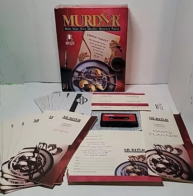 CHINESE TAKEOUT Murder A La Carte Mystery Dinner Party Game 1994 Complete Clean • $15