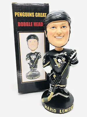 Mario Lemieux Pittsburgh Penguins Bobble PENS GREAT #66 SGA BOBBLE HEAD ORIG BOX • $30