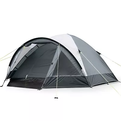 Kampa Brighton 4 Adventure Tent 4-Person Weathershield 63D 130x240x300cm 5.1kg • £74.99