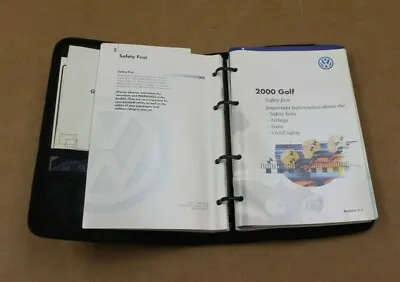 2000 Volkswagen Golf OEM Owners Manual With Storage Case • $15