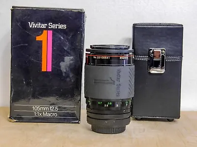 Vivitar Series 1 F2.5 105mm Macro Len • $159