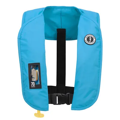 Mustang Mit 70 Manual Inflatable Pfd Azure Blue • $129.99