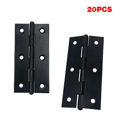 BLACK Internal Door Hinge PAIR 4 Inch 102mm Ball Race 10 Pairs UK • £3.29