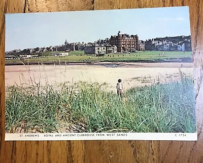 Vintage Old Course St Andrews Royal And Ancient Clubhouse Postcard Picture Golf • $15.79