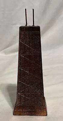 Vtg John Hancock Center Chicago Illinois Metal Tabletop Souvenir Model 4 3/4  • $71