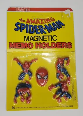 Vintage Spider Man Memo Holders NM  1980 Unpunched • $39.95