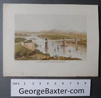 Britannia Tubular Bridge – Menai Straits Anglesey By Le Blond 1851 - UK FREEPOST • £3.99