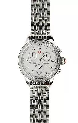 Michele Womens Stainless Steel Jetway J2w Diamond Mw23a01a1025 02168 • $1402.50