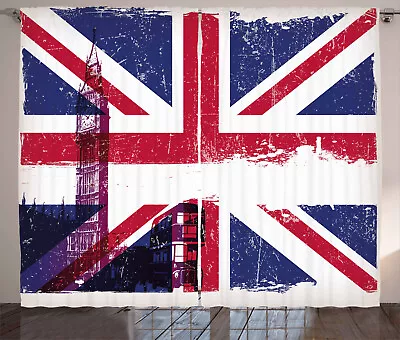 Union Jack Curtains Country Culture Old • £40.99