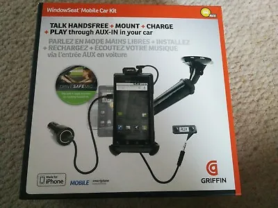 SALE! Hands Free Talk Mount Charge Handsfree Mobile Car Kit For IPhone BARGAIN • £4.99