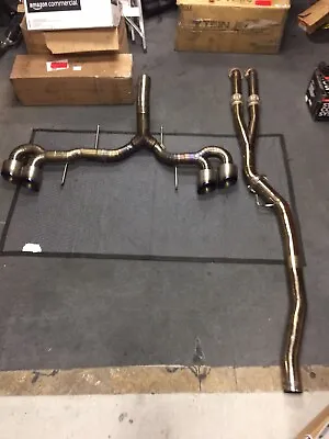 Meisterschaft Titanium GT Racing Exhaust + Mid Pipe Nissan GTR R35 2009-2021 • $4999