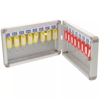  Key Box Magnetic Cabinet Organizer With Tags Holder Labels Thick Section • £24.99