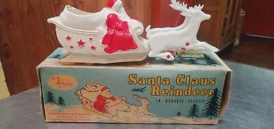 VINTAGE FETHALITE EARLY HARD PLASTIC SANTA AND SLADE AUSTRALIAN TOY BOXED 60s • $90