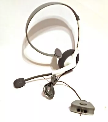 Microsoft Xbox 360 Wired Headset With Adjustable Microphone Clean Used • $5.99