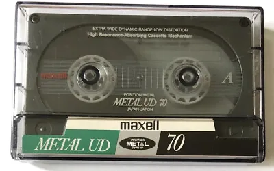 1 X Maxell Metal UD 46 & 70 Type IV/ Metal Position Cassette Tape - Used - VGC • £11.98