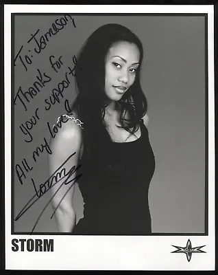 Storm Signed 8x10 Photo Autographed Photograph Vintage Wrestling WCW • $45