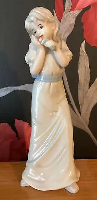 £7.50 • Buy SBL Regal House Collection. Porcelain Figurine Of Girl With Rose. 8”. Immaculate