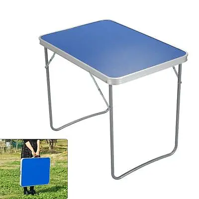 £23.19 • Buy Folding Table Portable Aluminium Tables Camping Garden Party Trestle Heavy Duty