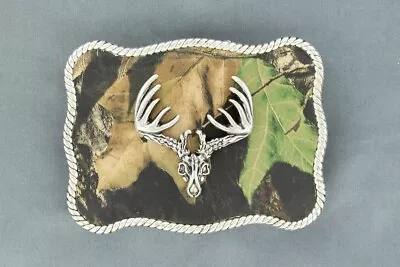 Nocona Mens Mossy Oak Buck Skull Buckle 37958 • $25