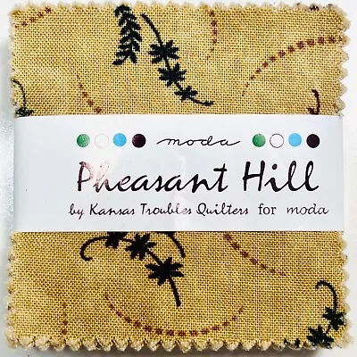 Pheasant Hill Kansas Troubles Quilters Moda 2.5” Charm Squares 42 Piece Packs • $5.95