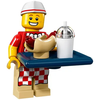 LEGO Series 17 Collectible Minifigures 71018 - Hot Dog Vendor (SEALED) • $13.95