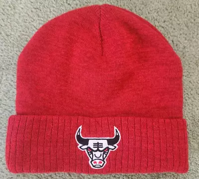 Mitchell & Ness Chicago Bulls Knit Beanie Hat One Size Fits All • $18