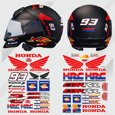 Honda Motorcycle Waterproof Helmet Sticker CBR HONDA Sticker Fuel Tank Sticker • £11.99