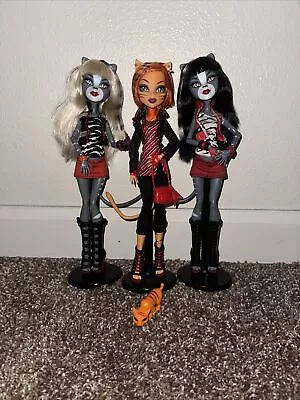 Monster High Lot First Wave Toralei Meowlody Purrsephone  • $150