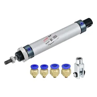 $27.10 • Buy Pneumatic Air Cylinder 16mm Bore 50mm Stroke With Y Connector And Quick Fittings