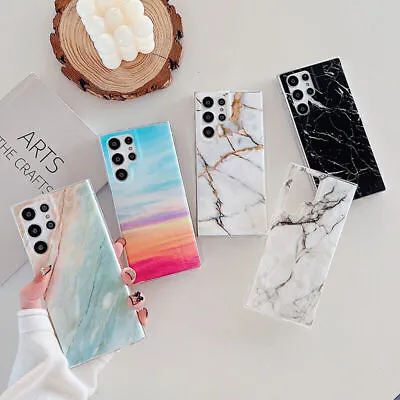 For Samsung Galaxy A42 A71 A51 S22 S20FE Note 8 9 10 A32 Marble Phone Case Cover • $14.81