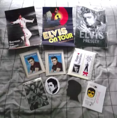 Job Lot 9 X Elvis Items For Collector Or Re Sale • $18.64