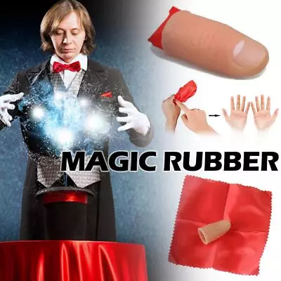 £2.35 • Buy Thumb Magic Trick Rubber Close Vanish Dis Appearing Finger Trick Props Toy!