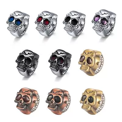 Skull Finger Ring Watch Vintage Gothic Punk Elastic Quartz Watch Halloween Gift • $49.99