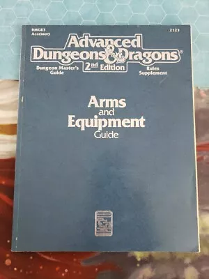 Adv Dungeons & Dragons 2nd Ed Dungeon Masters Guide Arms & Equipment Guide TSR • $80