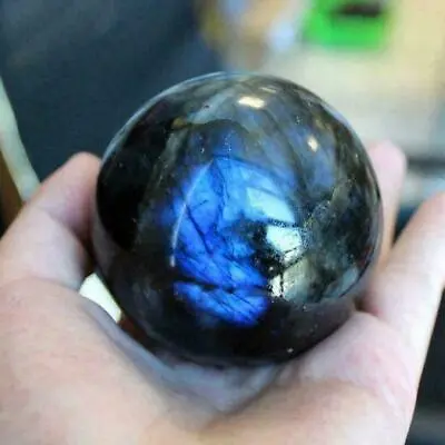 Labradorite Sphere Natural Quartz Crystal Ball Meditation Healing Stone✨ • $9.20